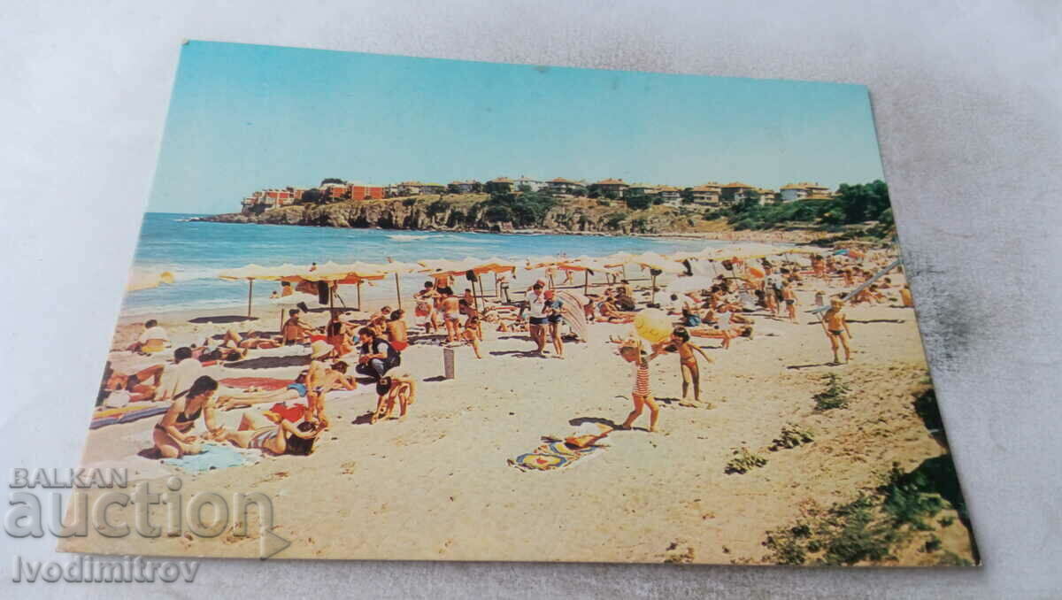 Καρτ ποστάλ Sozopol Central Beach 1988