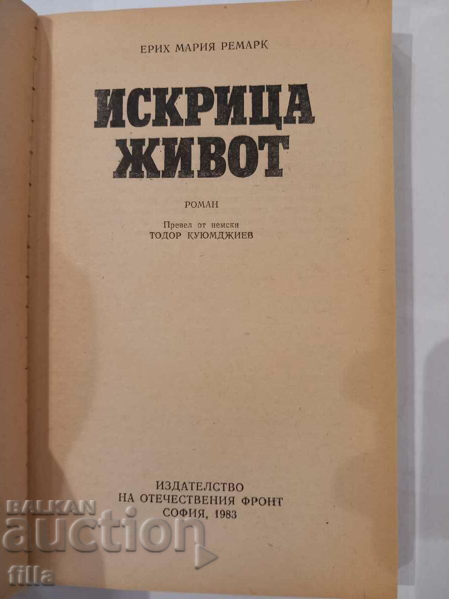 Auction Sparkle of Life - Erich Maria Remark Auction Sparkle of Life - Erich Maria Remark