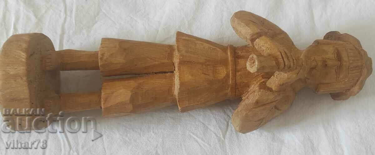 OLD WOODEN FIGURE - 5