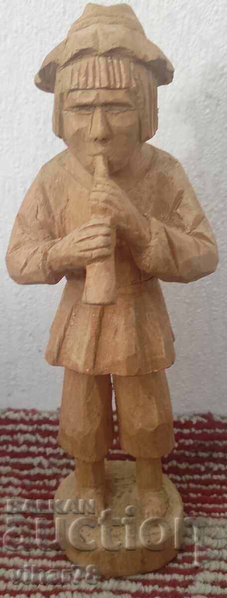 OLD WOODEN FIGURE - 7