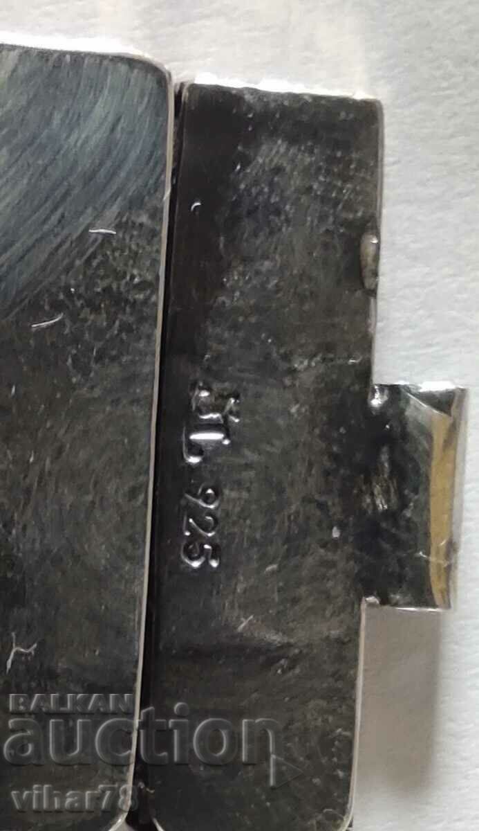 silver bracelet with tourmalines - 5 silver bracelet with tourmalines - 5