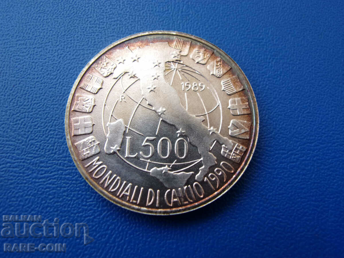 RS(48) Italy 500 Lire 1989 UNC Rare