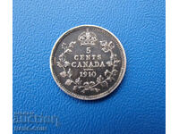 RS(48) Канада- 5 цента 1910-изключително рядка разновидност