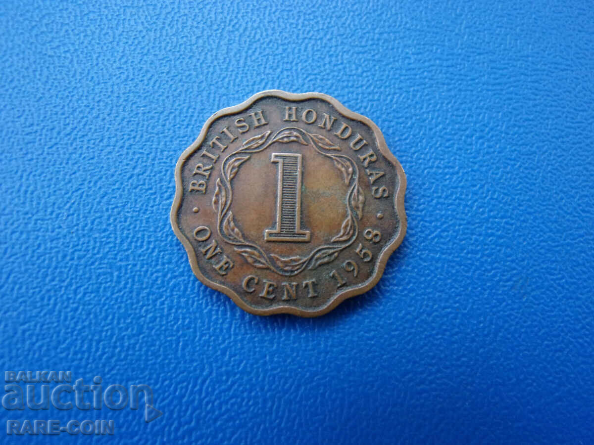 RS(48) Honduras britanic 1 cent 1958 Rar