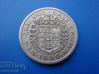 RS(48) New Zealand ½ Crown 1950 Rare