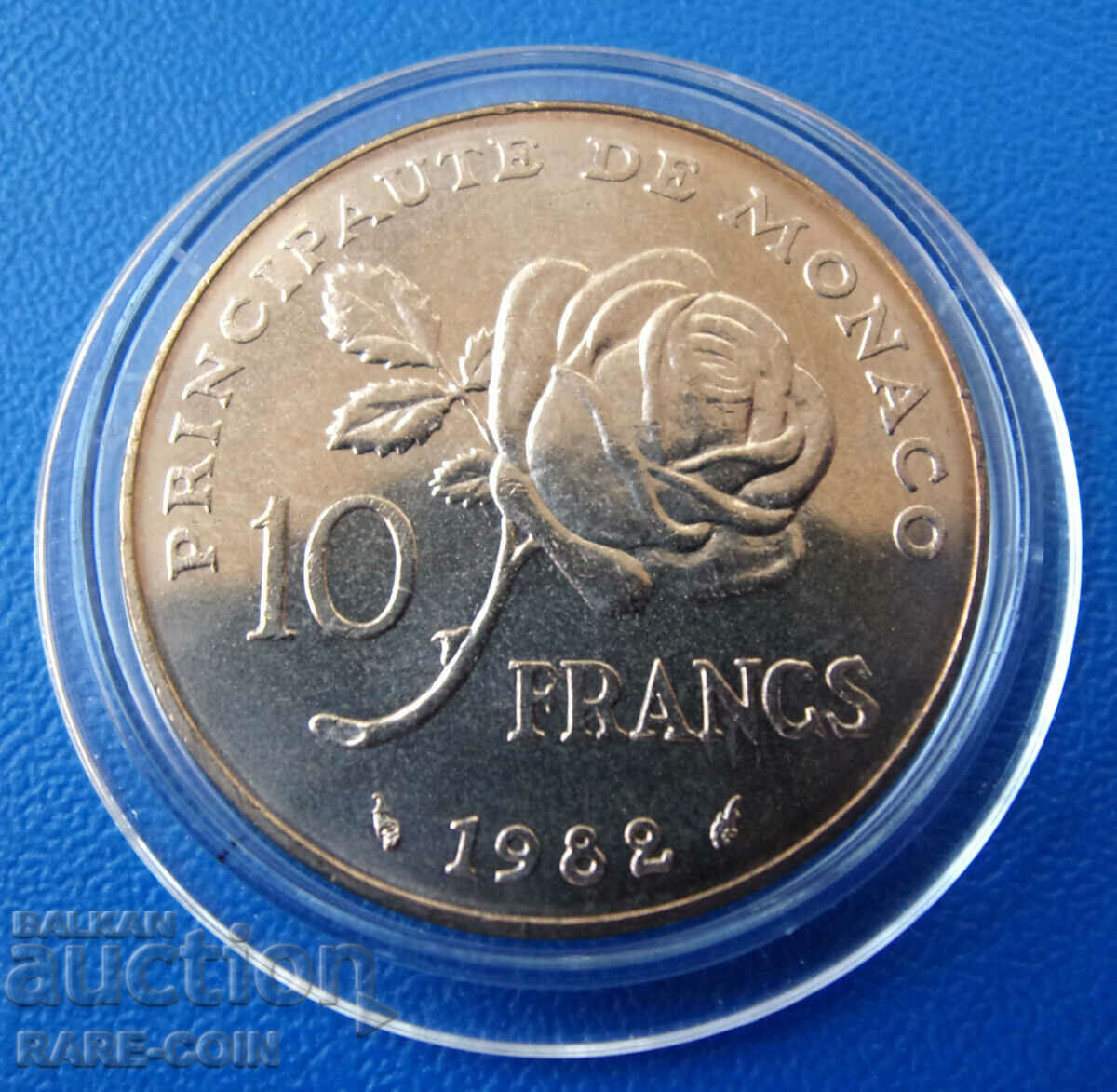 RS(48) Monaco 10 francs 1982 UNC Rare
