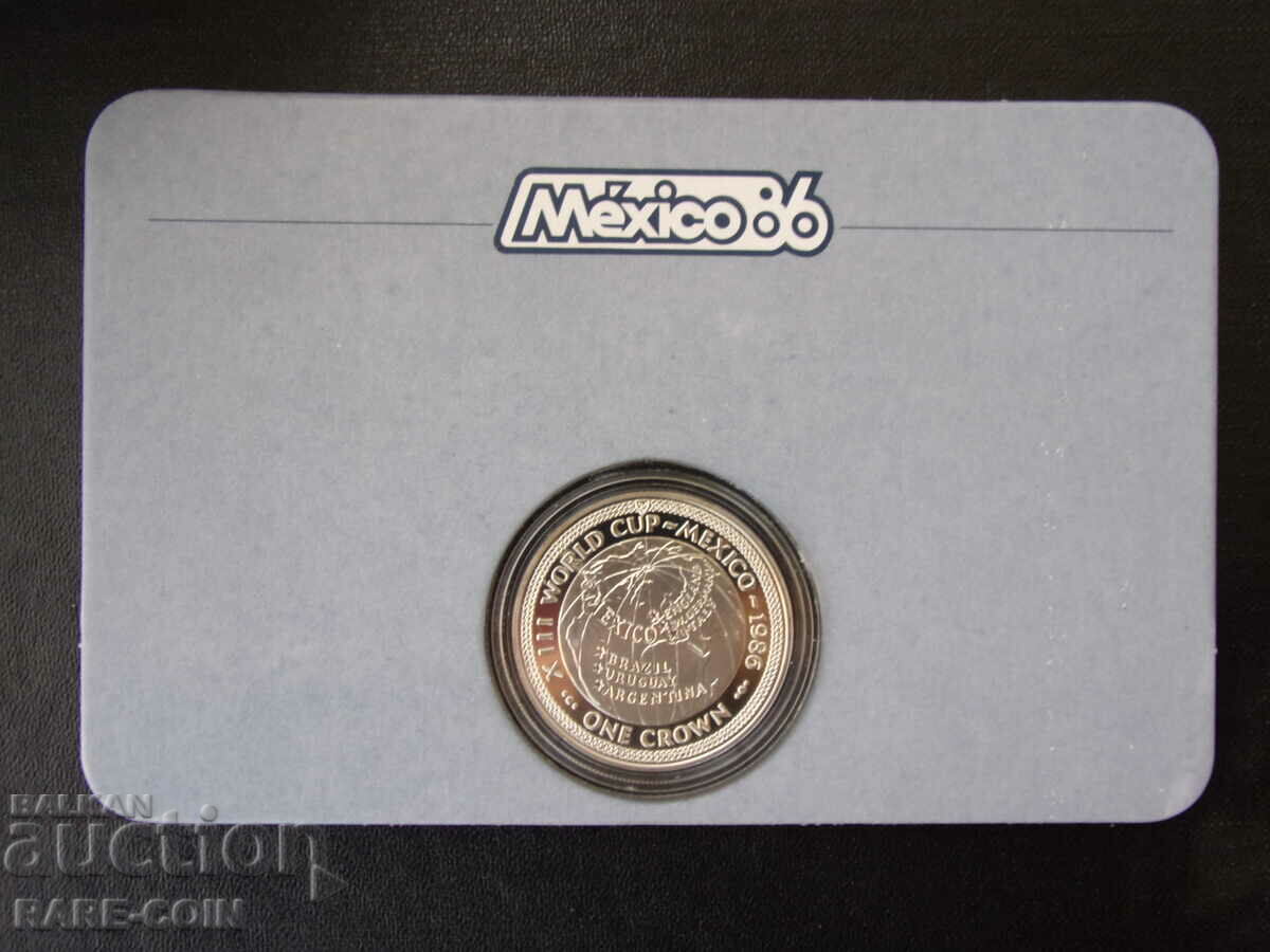 Δημοπρασία RS(48) Isle of Man 1 Krone 1986 UNC ΑΠΟΔΕΙΞΗ Σπάνιο