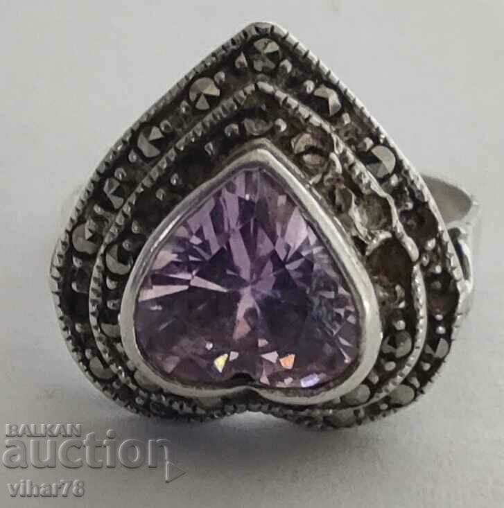 Silver ring - 5 Silver ring - 5