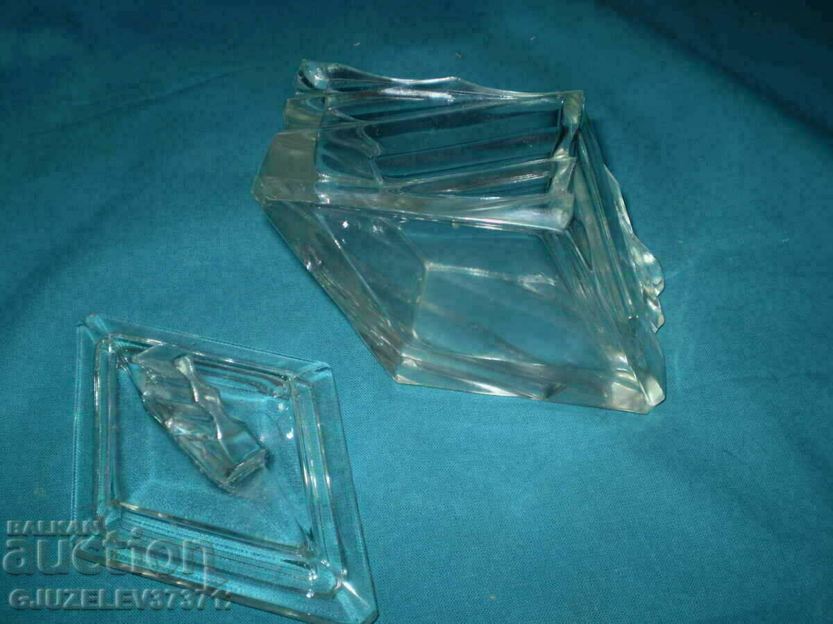 Vintage κρυστάλλινη κοσμηματοθήκη - 5