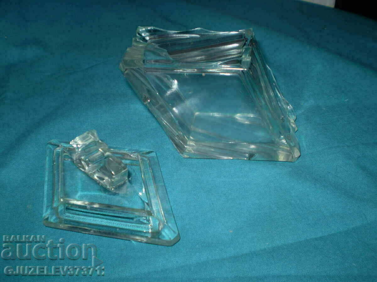 Vintage κρυστάλλινη κοσμηματοθήκη - 7