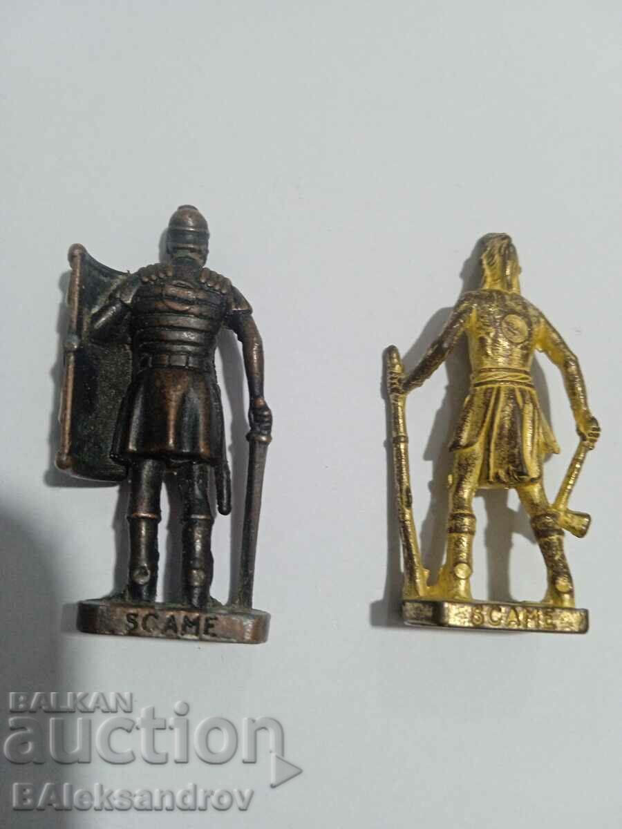 Auction Lot of chocolate egg metal soldiers Auction Lot of chocolate egg metal soldiers