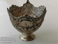 Renaissance silver Easter egg container, silver cup