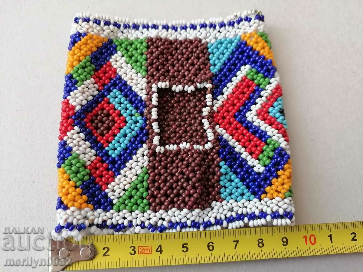 Livrarea Brățară veche din margele șezlong din margele albastre Livrarea Brățară veche din margele șezlong din margele albastre