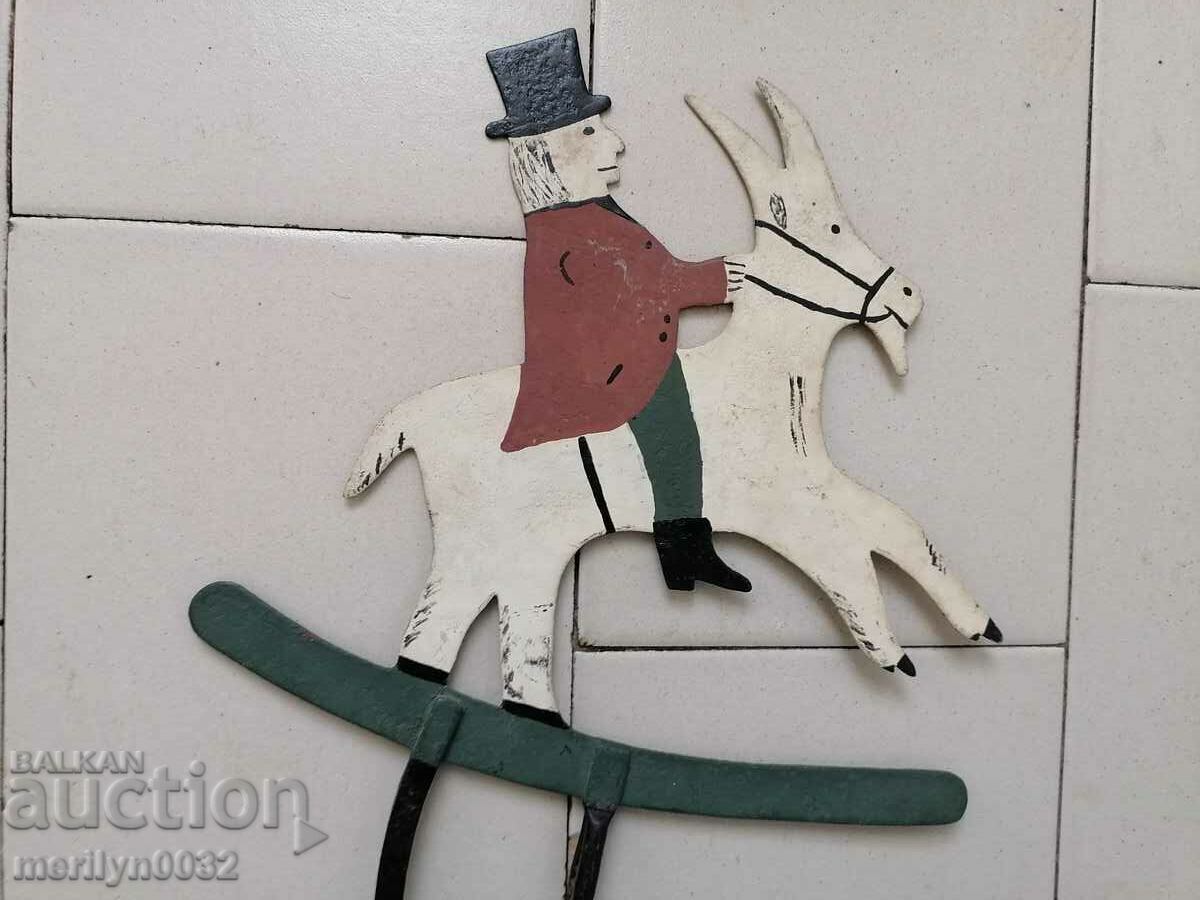 Παράδοση Fairground Toy Silly Hans Old Primitive Σκοπευτήριο