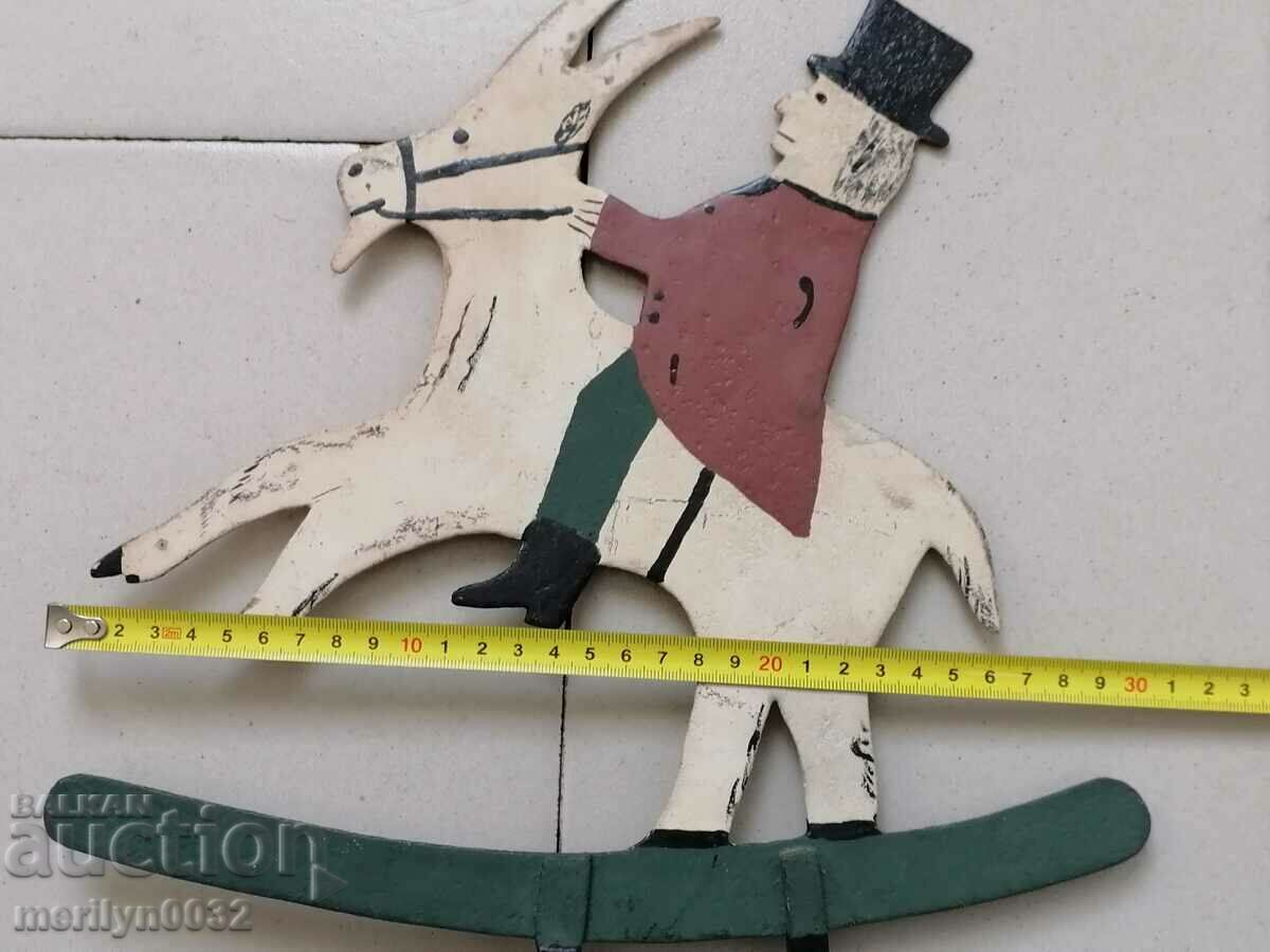 Fairground Toy Silly Hans Old Primitive Σκοπευτήριο - 6