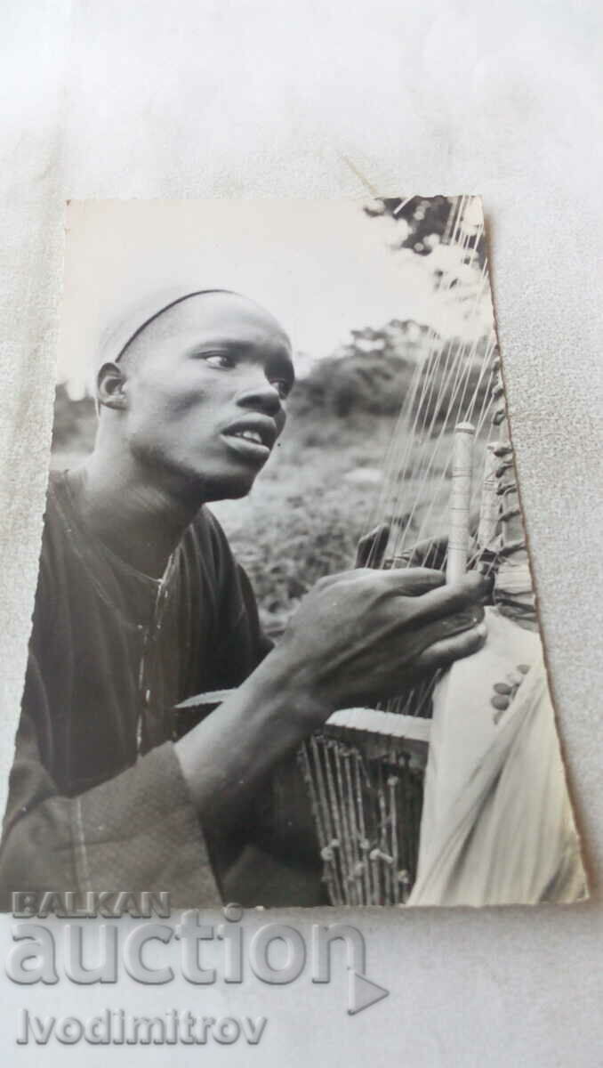 Joueur de Kora de Koundia postcard