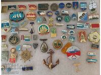 Colecția de insigne - Nave. Navă Navy Flota de bărci