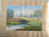 Old Painting Watercolor *Landscape*