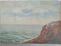 Old painting Watercolor * sea *