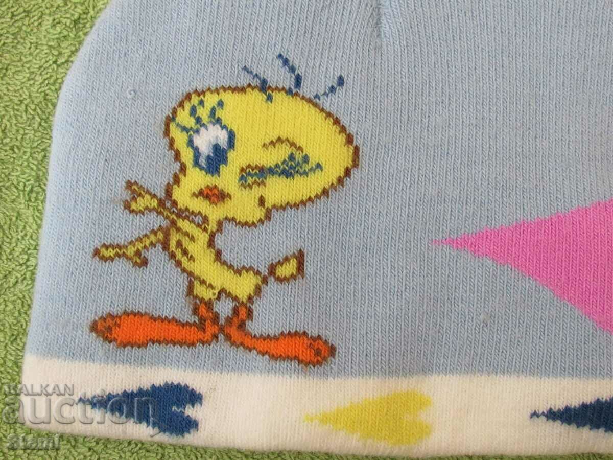 Children's knitted hat in milky blue color, new with price 7.00 BGN | € 3.58 Children's knitted hat in milky blue color, new with price 7.00 BGN | € 3.58