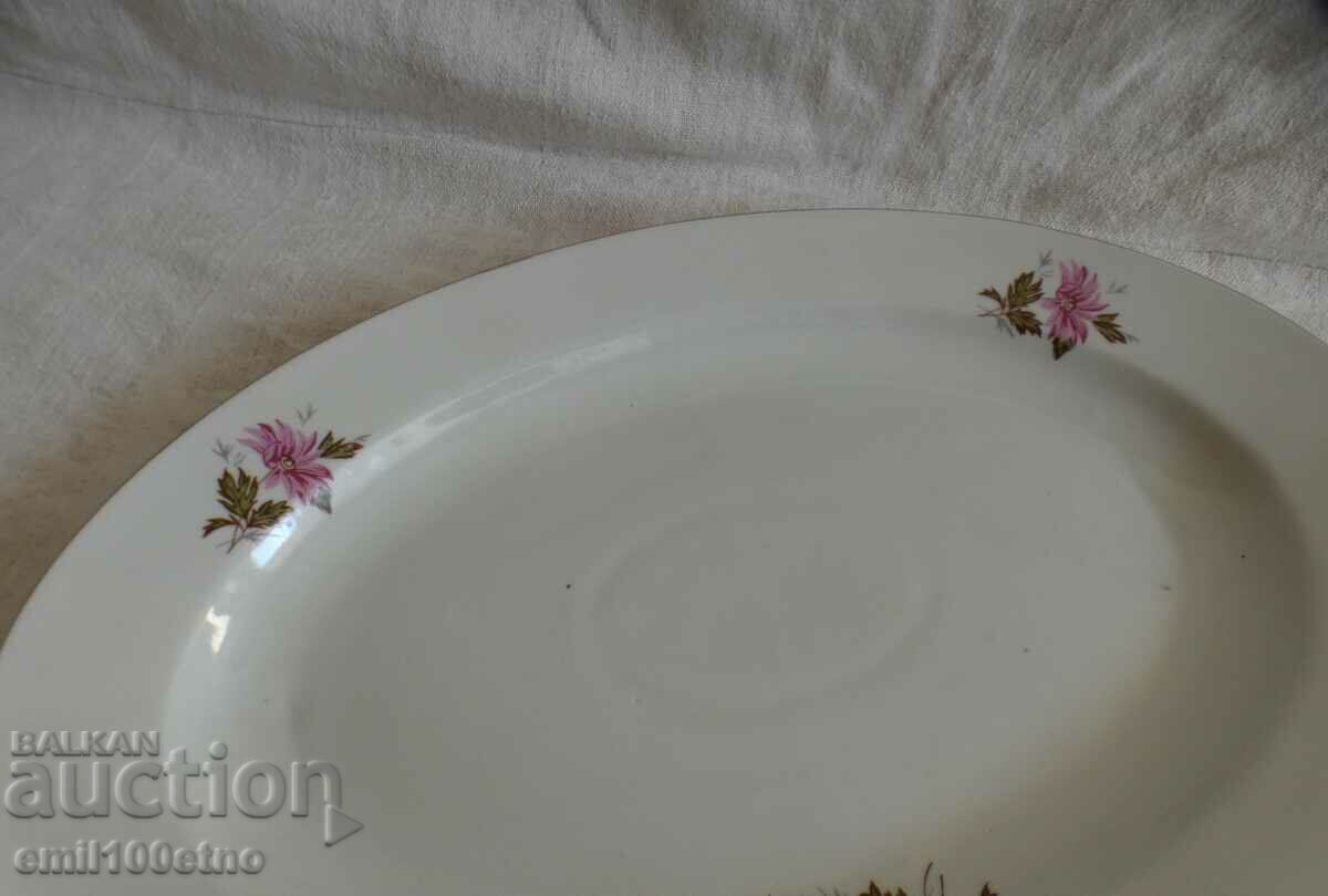 Auction Large plate - porcelain plate Kitka Novi Pazar Auction Large plate - porcelain plate Kitka Novi Pazar