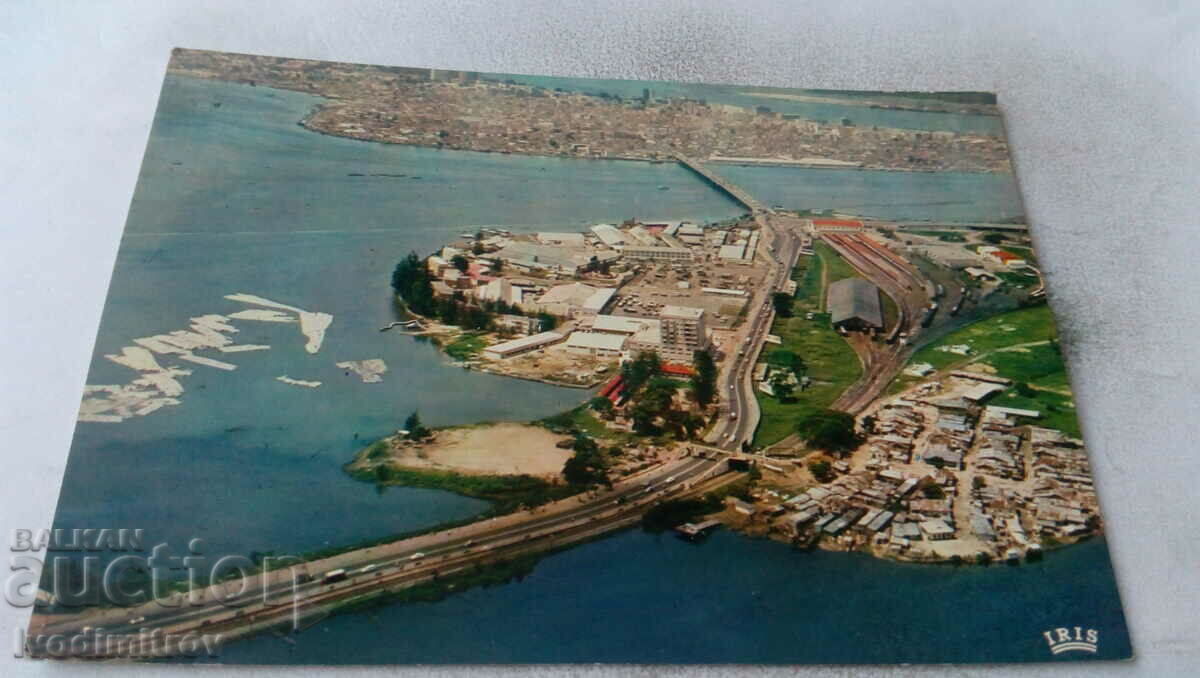 Postcard Nigeria Iddo and Lagos Island