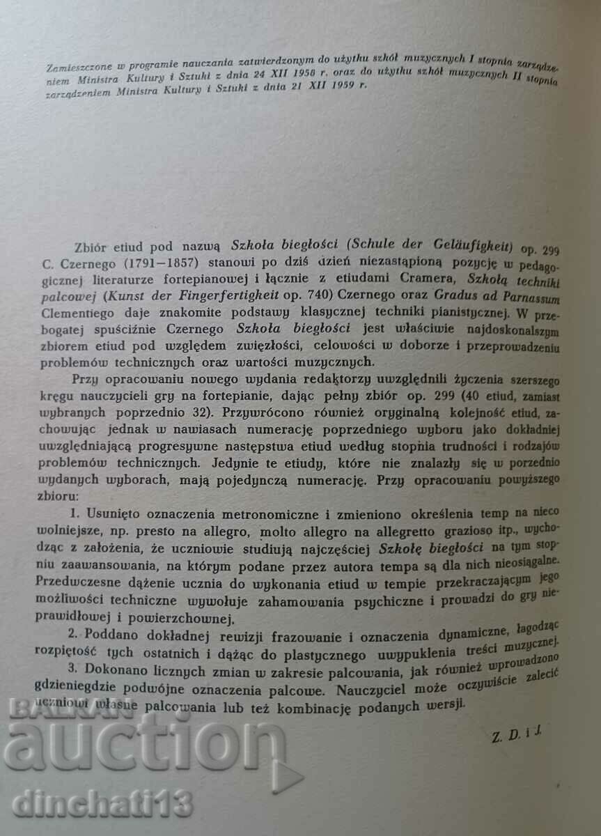 Auction Schule der Geläufigkeit op. 299: Carl Czerny Auction Schule der Geläufigkeit op. 299: Carl Czerny