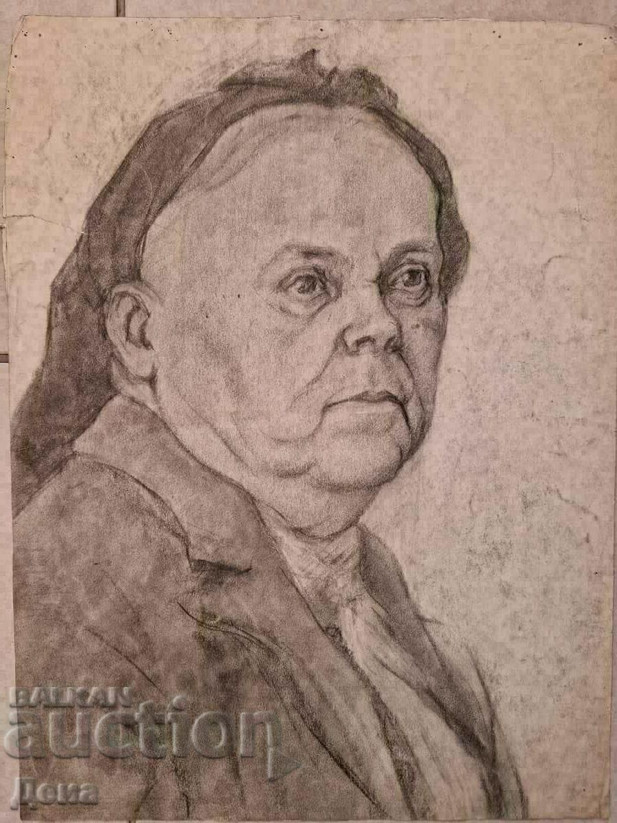 Todor Petrov two-faced drawing 1940. - 7 Todor Petrov two-faced drawing 1940. - 7