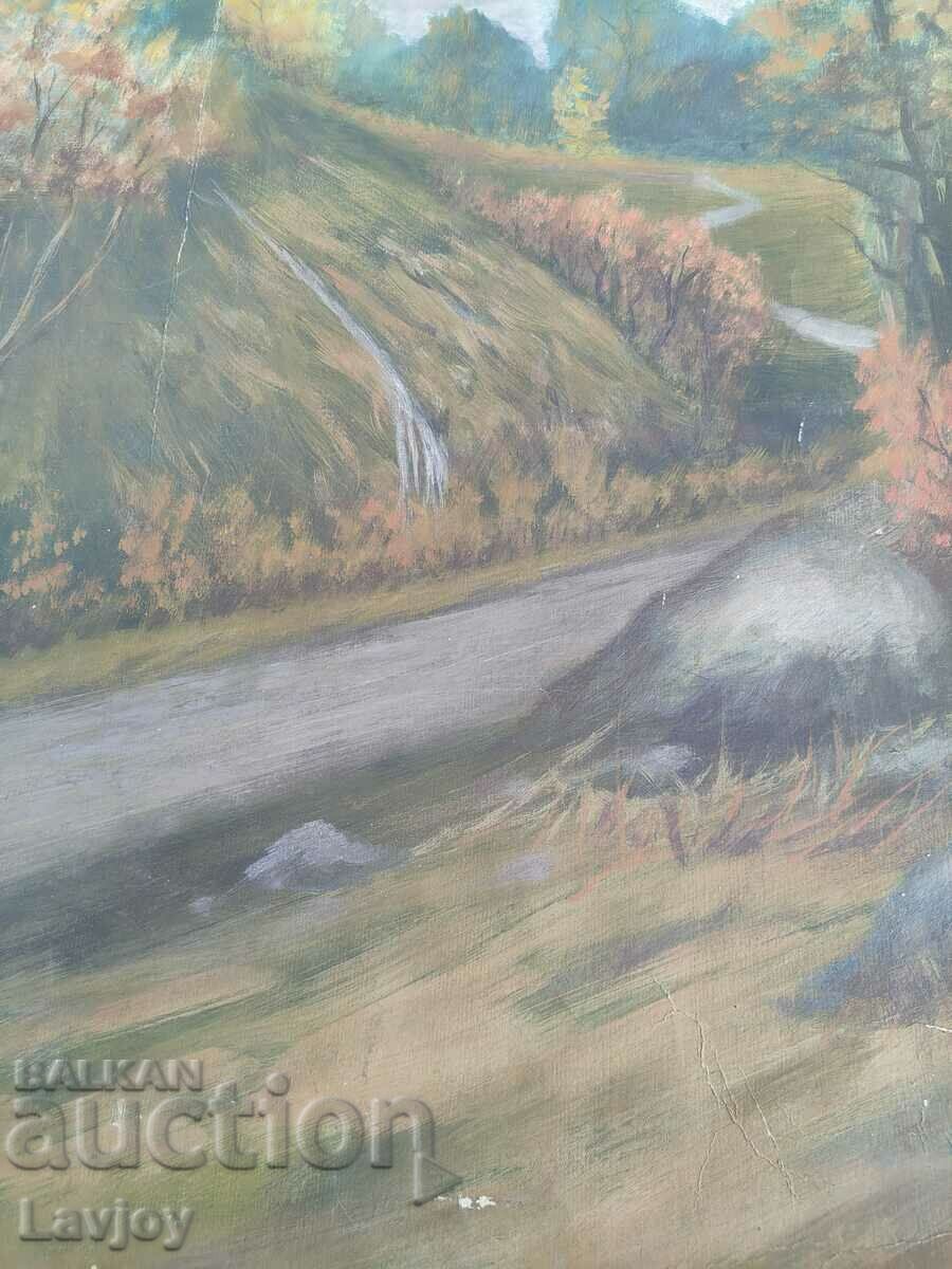Old painting Watercolor ///***Landscape*/// Forest road with price 80.00 BGN | € 40.90 Old painting Watercolor ///***Landscape*/// Forest road with price 80.00 BGN | € 40.90