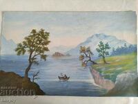 Old painting Watercolor /*Landscape*/