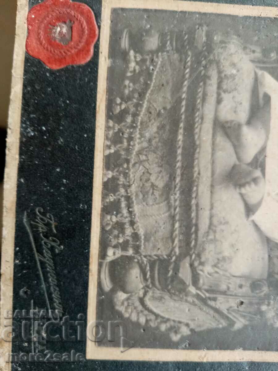 OLD CARD - PHOTO - THICK CARDBOARD - 1912 - 6 OLD CARD - PHOTO - THICK CARDBOARD - 1912 - 6