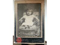 OLD CARD - PHOTO - THICK CARDBOARD - 1912