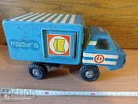 Sheet metal mechanical toy from Sotsa Truck Ural USSR