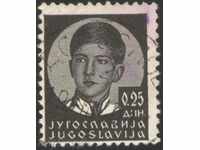 Kleymovana marca Regele Petru al II-lea al Iugoslaviei 1935.