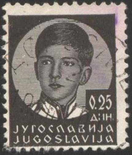Клеймована марка Крал Петер II 1935 от Югославия.