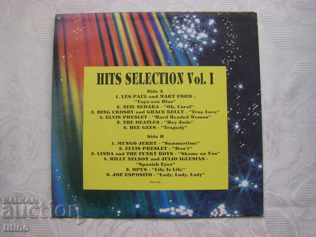 Delivery of VTA 12765 - Hits selection. Vol. 1 Delivery of VTA 12765 - Hits selection. Vol. 1