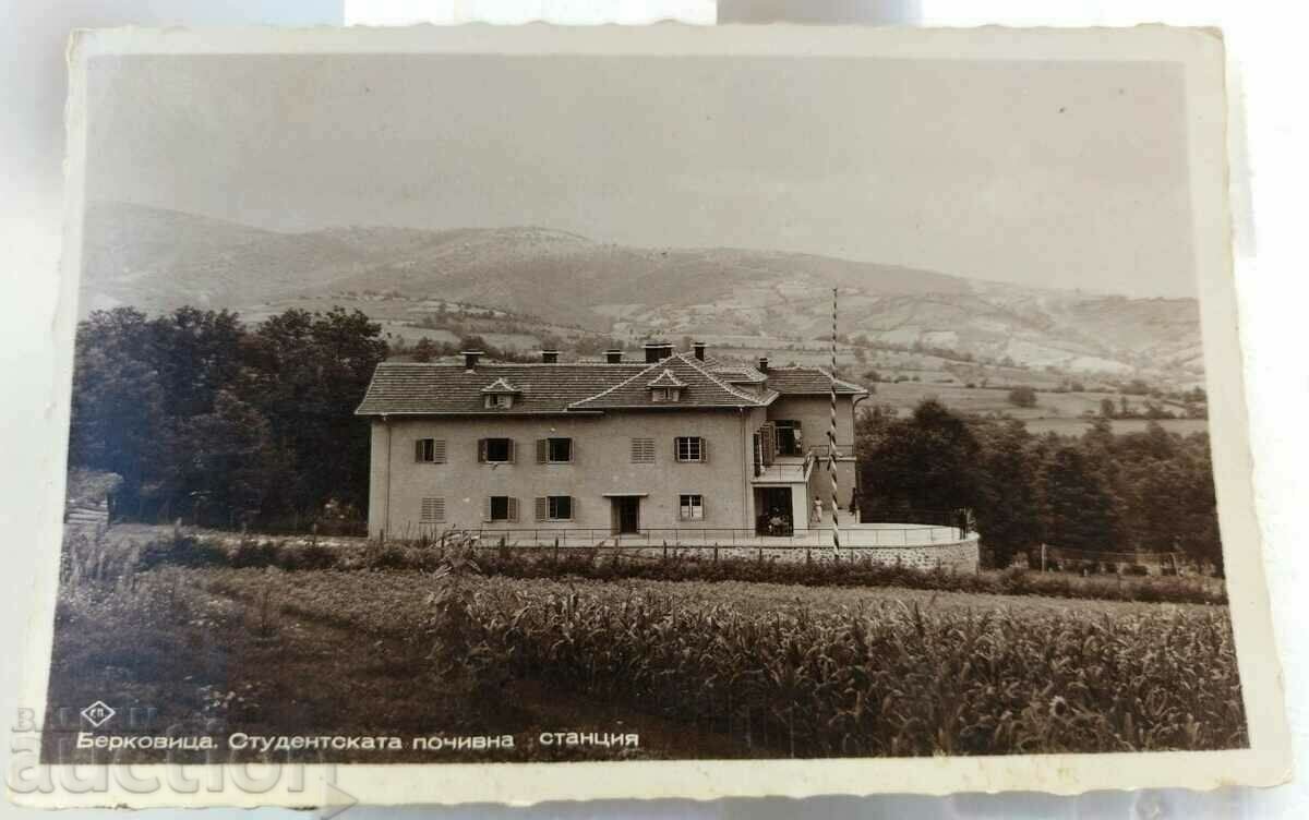 1939 BERKOVICTA CARTE POșTALĂ VECHE