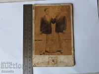 Снимка картон Близнаци фото Мандие 1894  ПК 1