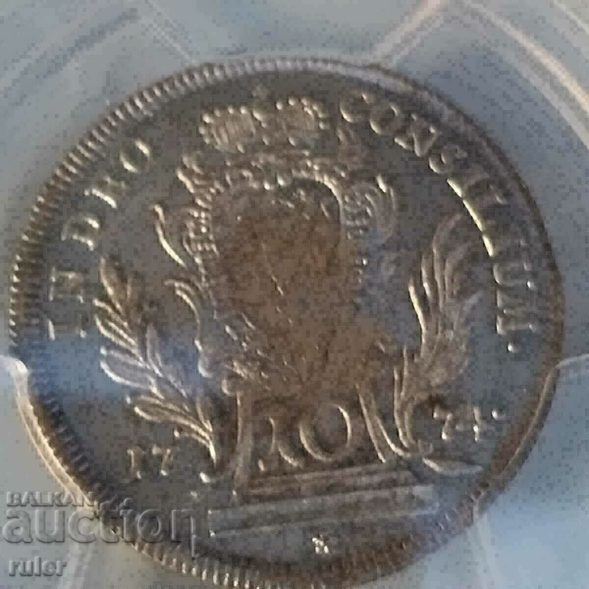 10 Kreutzers 1774 MS 63 PCGS Bavaria Germany THOR GRADE RRR! - 6