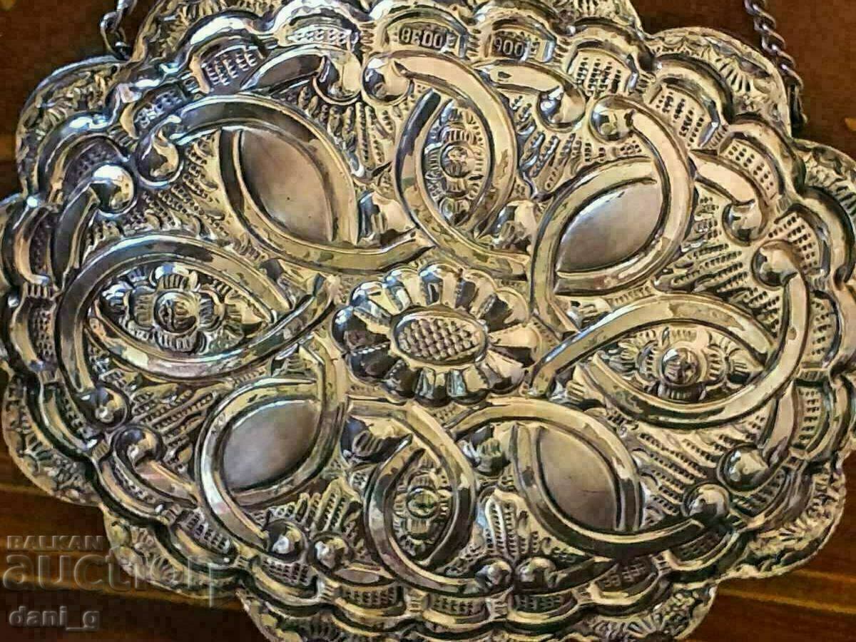 Auction Silver Hand Inlaid Bridal Muslim Mirror Auction Silver Hand Inlaid Bridal Muslim Mirror