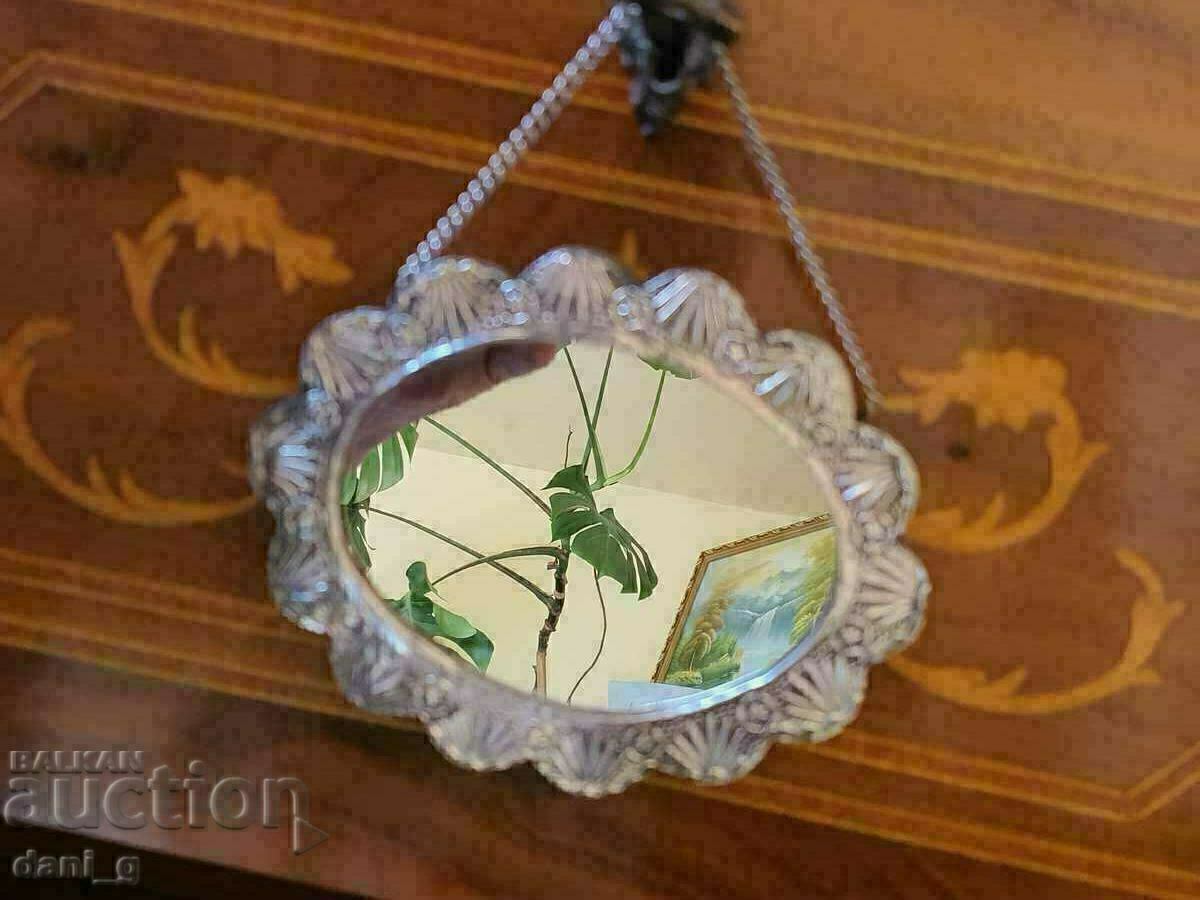 Delivery of Silver Hand Inlaid Bridal Muslim Mirror Delivery of Silver Hand Inlaid Bridal Muslim Mirror