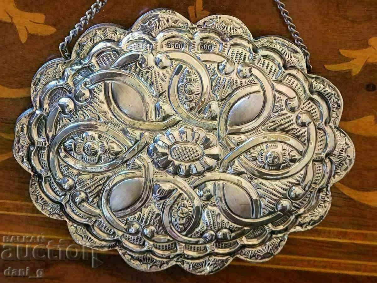 Silver Hand Inlaid Bridal Muslim Mirror