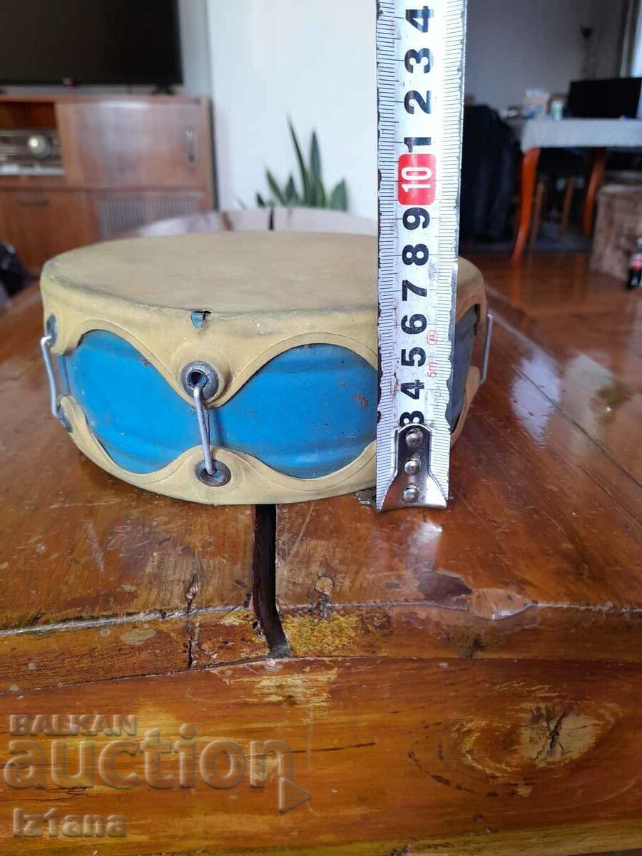 Old children's toy, drum, little drum - 5
