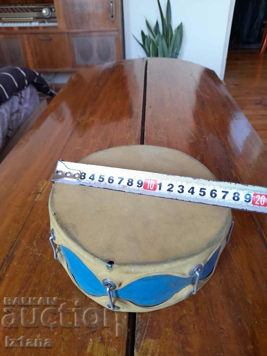 Old children's toy, drum, little drum - 6