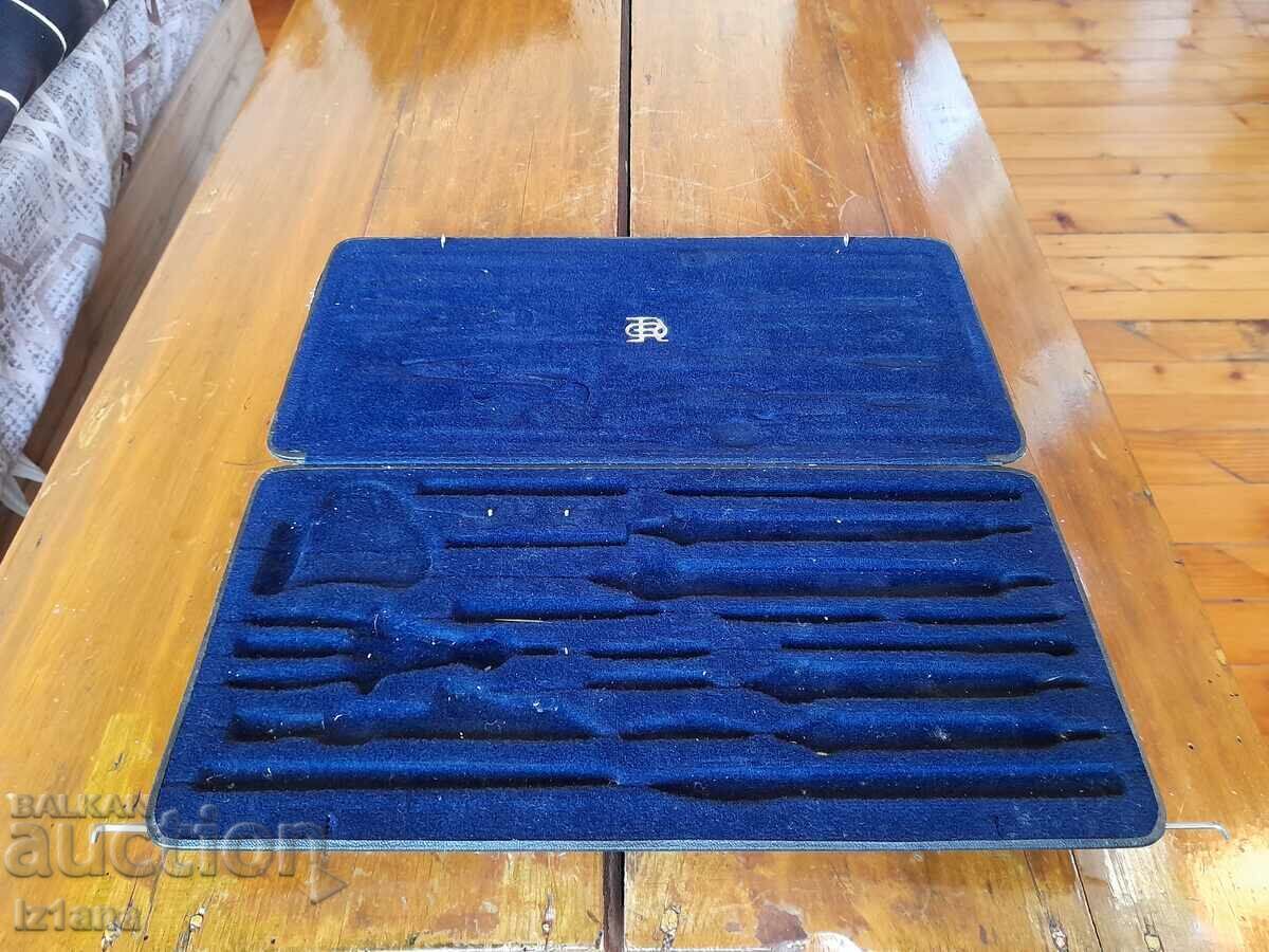 Old box of Richter Koprernikus calipers - 5 Old box of Richter Koprernikus calipers - 5