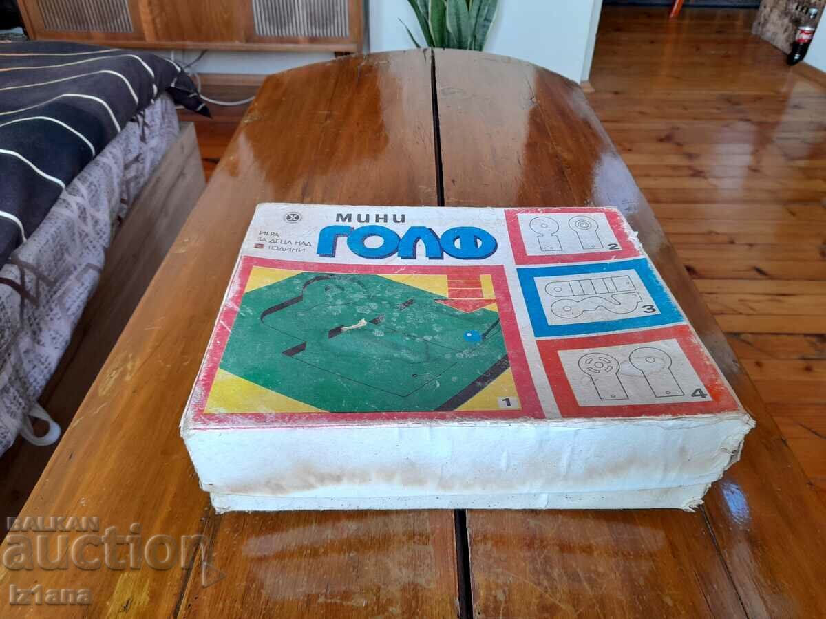 An old children's game Mini Golf An old children's game Mini Golf