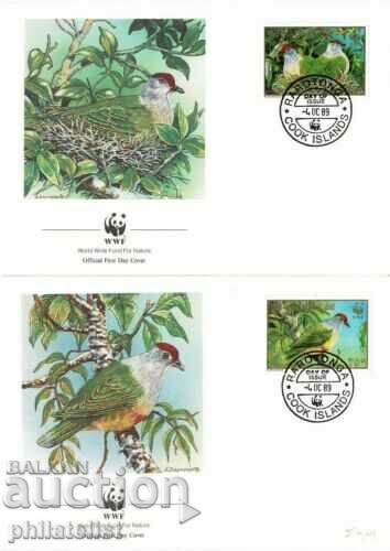 Cook Islands - 1989 - 4 issues FDC Complete Series - WWF with price 3.00 BGN | € 1.53 Cook Islands - 1989 - 4 issues FDC Complete Series - WWF with price 3.00 BGN | € 1.53