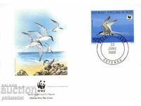 Benin 1989 - 4 piese FDC Complete Series - WWF