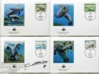 Togo 1984 4 piese FDC Complete Series - WWF
