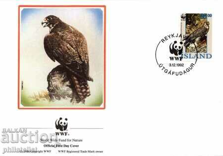Iceland 1992 - 4 issues FDC Complete series - WWF